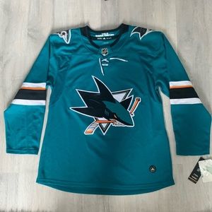 San Jose Sharks home hockey jersey